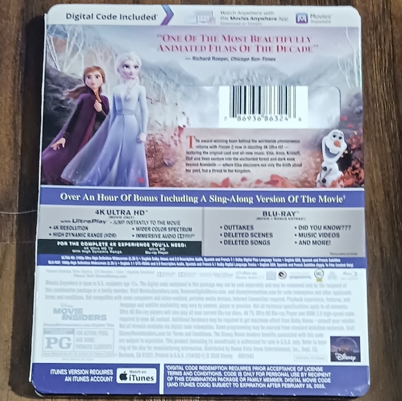 Disney Media Walt Disneys Frozen Ii Ultimate Collectors Edition On